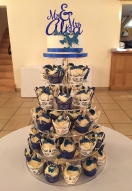 Royal Blue Cupcakes